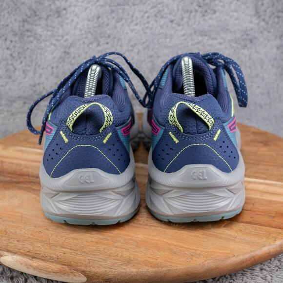 ASICS GEL-VENTURE 7 Womens Sz 11 Trail Running Sneakers Blue Pink Grey 1012A476 - Picture 5 of 11